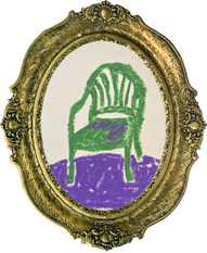 Midnight chats (2025) Oil Pastels on Paper